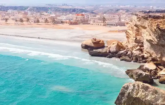 The beautiful beaches of Masirah Island are one of Oman's attractions.
