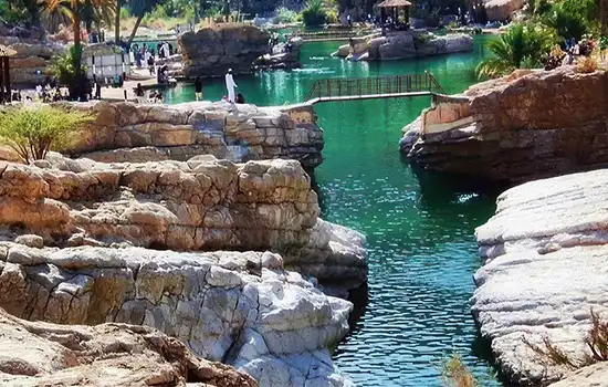 Wadi Bani Khalid is one of Oman's natural attractions.